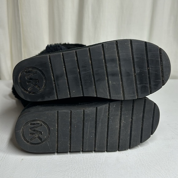 Michael Kors Black Suede and Fur Mid Calf Boot, 6M - Picture 6 of 7